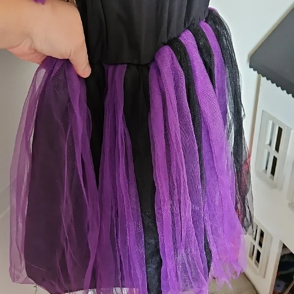 Disney Purple and Black Sequin Kids Costume Princess Dress - Picture 6 of 6